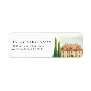 Toscane Aquarelle Italie Villa Destination Mariage