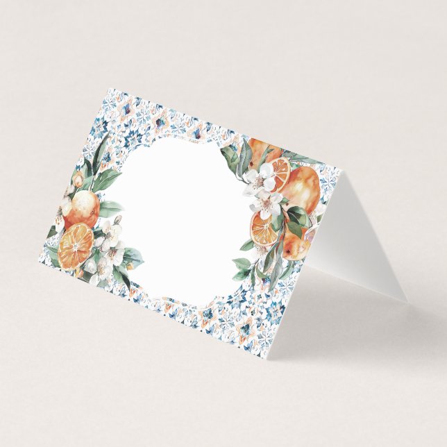 Toscane Carrelage Citrus Italie Carte Place Décor  (Front)