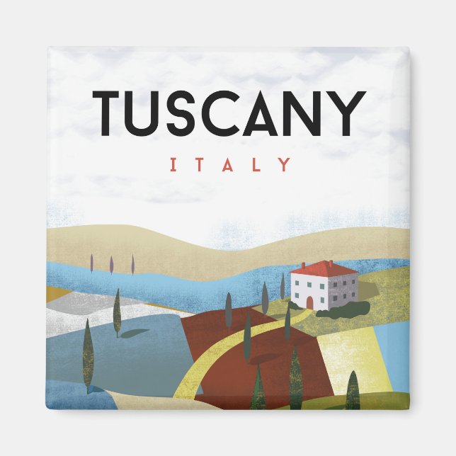 Toscane Italie voyage Magnet (Devant)