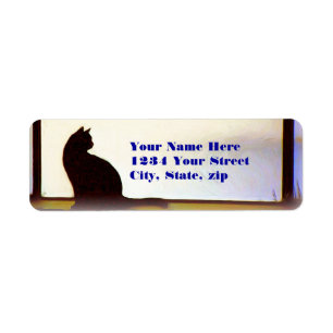 Tosca's Winter Window address label