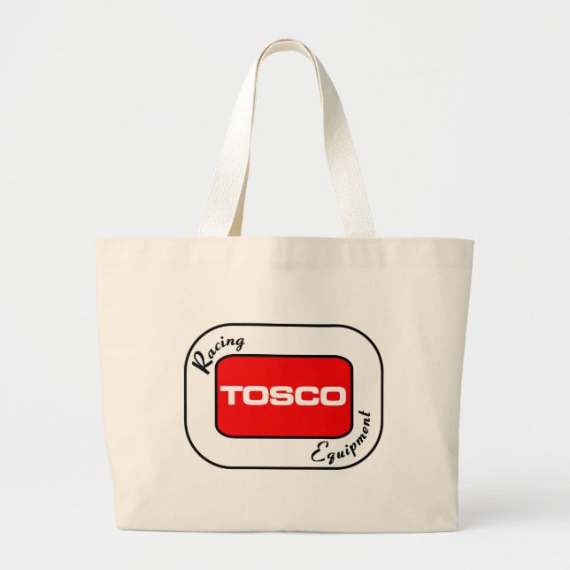 TOSCO Racing Equipment Large Tote Bag (Front)