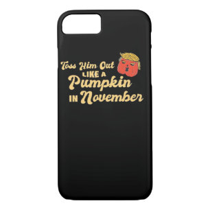 Toss Him Out Like A Pumpkin Trumpkin Halloween Ele Case-Mate iPhone Case
