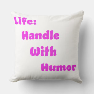 Toss in a Smile Throw Pillow