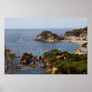 TOSSA DE MAR. Town located in the Costa Brava. Poster