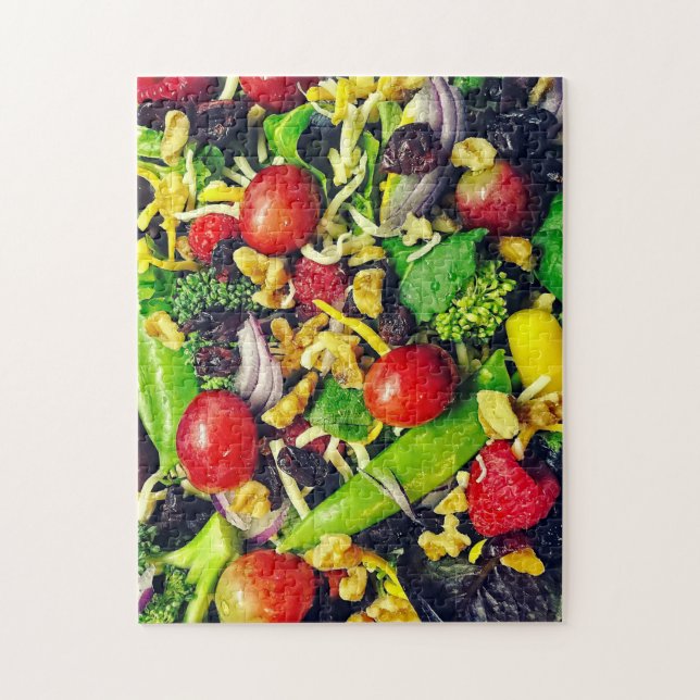 Tossed Salad & Fruit Lunch - 11x14 - 252 pcs. Jigsaw Puzzle (Vertical)