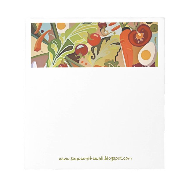 tossed salad notepad (Front)