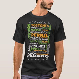 Tostones Alcapurria Mofongo Pernil Puerto Rico Foo T-Shirt
