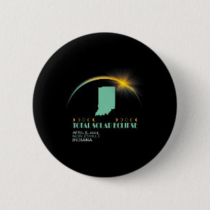 Total 2024 Solar Eclipse 2024 040824 2 Inch Round Button