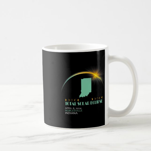 Total 2024 Solar Eclipse 2024 040824  Coffee Mug (Right)