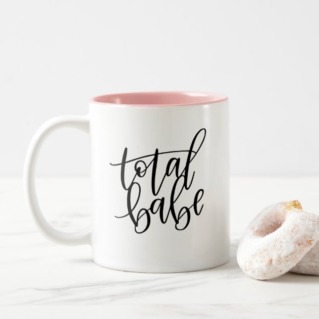 Total Babe Coffee Tea Mug (With Donut)