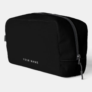 Total black Business Logo Name Instagram Travel Dopp Kit