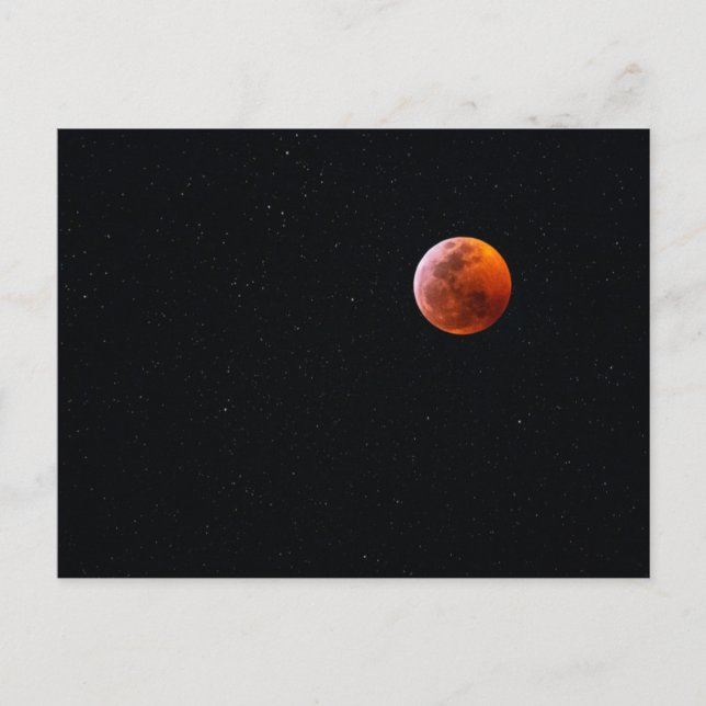 Total Blood Moon Eclipse | Big Island Hawaii Postcard (Front)