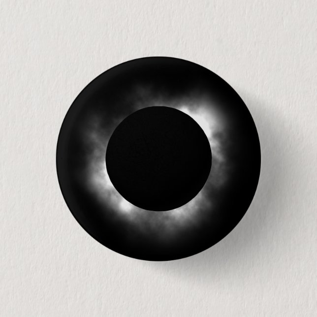 Total eclipse 1 inch round button (Front)