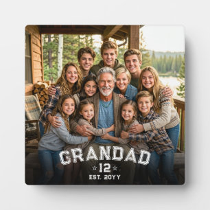 Total Grands Photo Varsity Grandad Est Year Legacy Plaque