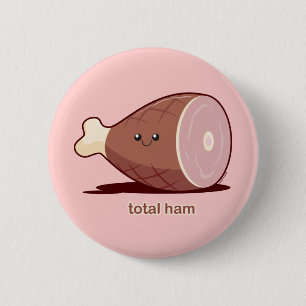 Total Ham 2 Inch Round Button