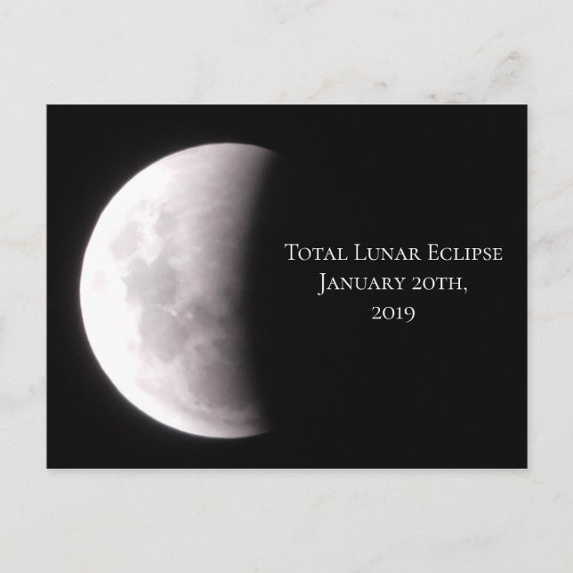 Total Lunar Eclipse Keepsake Postcard (Front)