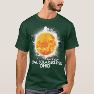 Total OHIO 2024 Total Solaire Eclipse T-shirt
