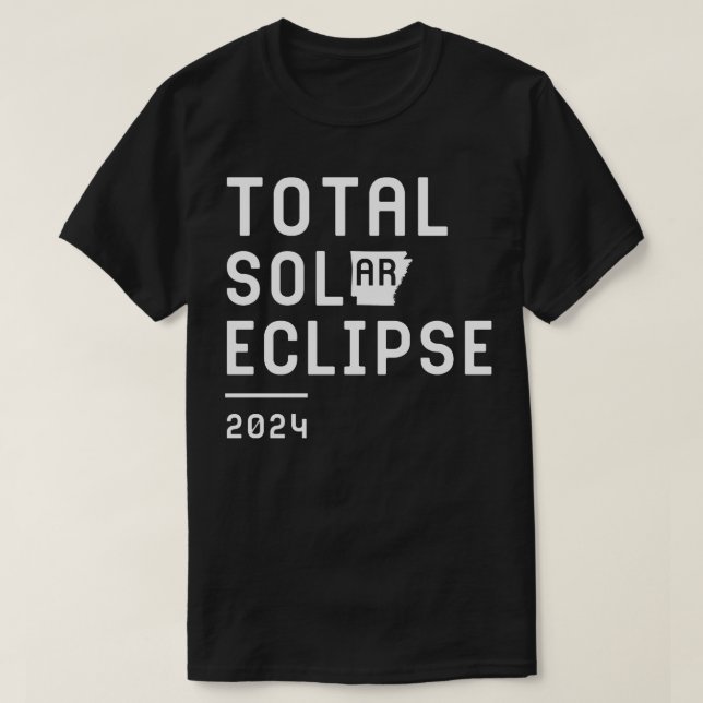 Total Solaire Eclipse Arkansas TShirt (Design devant)