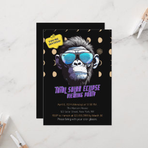 Total Solaire Eclipse Viewing Party Invitation 202