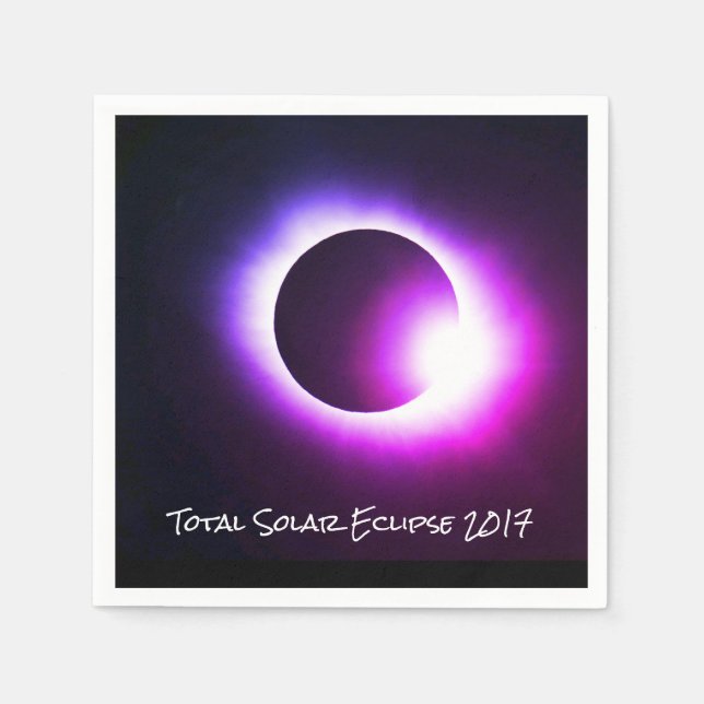 Total Solar 2017 Eclipse Napkin (Front)
