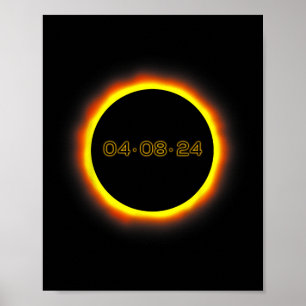 Total Solar Eclipse 04.08.2024 Totality 1 Poster