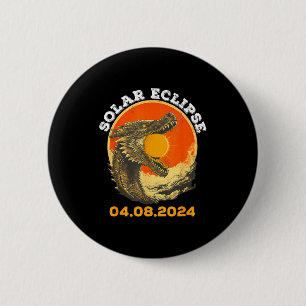 Total Solar Eclipse 04 08 Illustration 2 Inch Round Button