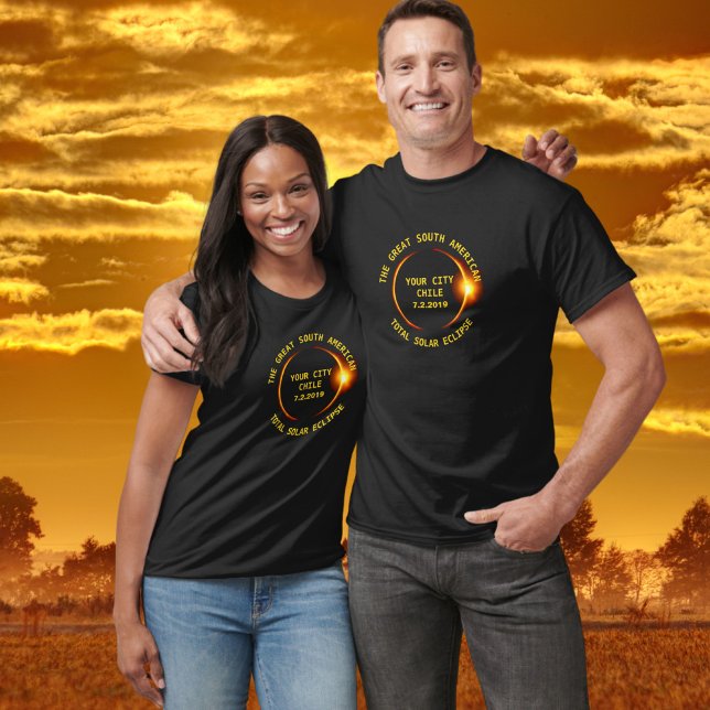 Total Solar Eclipse 2019 Chile South America T-Shirt (Creator Uploaded)