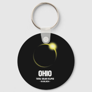 Total Solar Eclipse 2024 04.08.24 Ohio Keychain