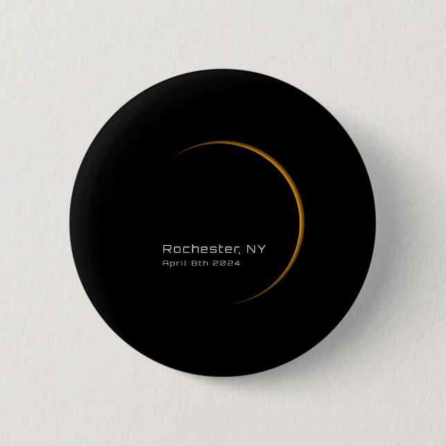 Total Solar Eclipse 2024  2 Inch Round Button (Front)