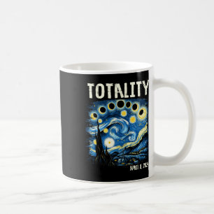 Total Solar Eclipse 2024 4.08.24 Starry Night Pain Coffee Mug