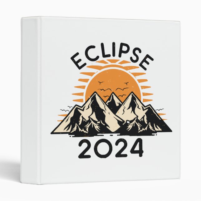 Total Solar Eclipse 2024 Binder (Front/Spine)
