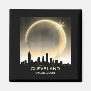 Total Solar Eclipse 2024 Cleveland Ohio Magnet