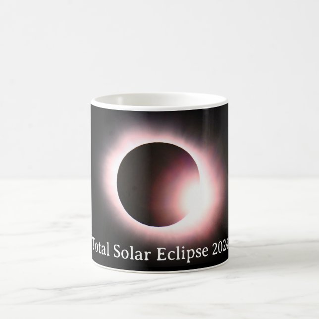 Total solar eclipse 2024 coffee mug (Center)