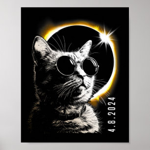 Total Solar Eclipse 2024 Glasses April 8 Men Women Poster