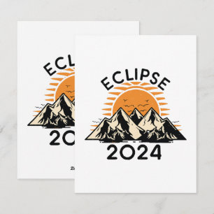 Total Solar Eclipse 2024 Holiday Card
