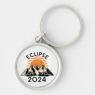 Total Solar Eclipse 2024 Keychain