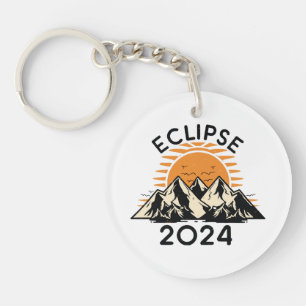 Total Solar Eclipse 2024 Keychain