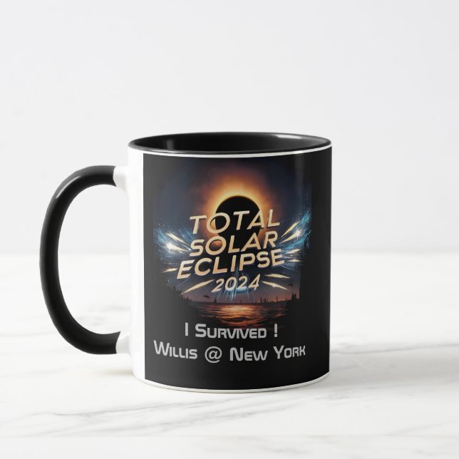 Total Solar Eclipse 2024 Mug for Star Gazers (Left)