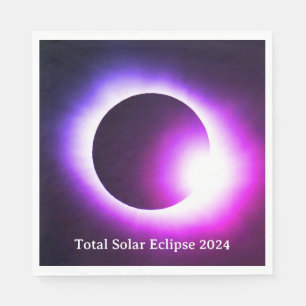 Total solar eclipse 2024 napkin