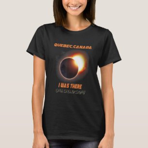 Total Solar Eclipse 2024 Quebec Canada 1 T-Shirt