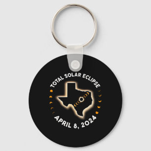 Total Solar Eclipse 2024 Totality April 8 2024 Ame Keychain