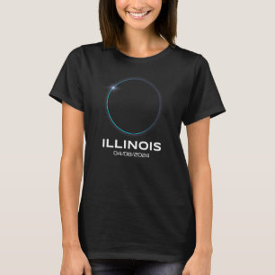 Total Solar Eclipse 2024 Totality Illinois_1 T-Shirt