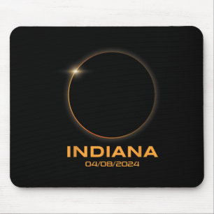 Total Solar Eclipse 2024 Totality Indiana Mouse Pad