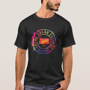 Total Solar Eclipse 2024 USA Pennsylvania Erie Tot T-Shirt