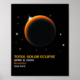 Total Solar Eclipse 2024 V4 Poster