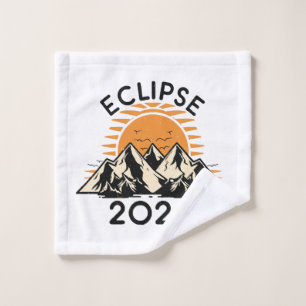 Total Solar Eclipse 2024 Wash Cloth