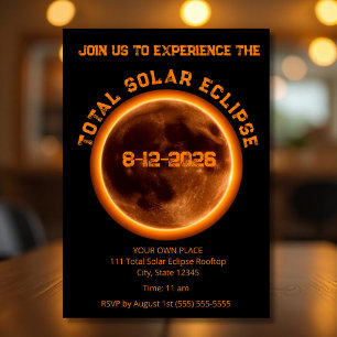 Total Solar Eclipse 2026 Event Flyer