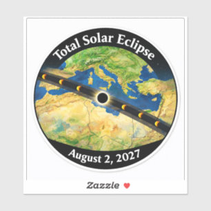 Total Solar Eclipse 2027 Map