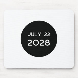 Total Solar Eclipse 2028 New Zealand _1  Mouse Pad