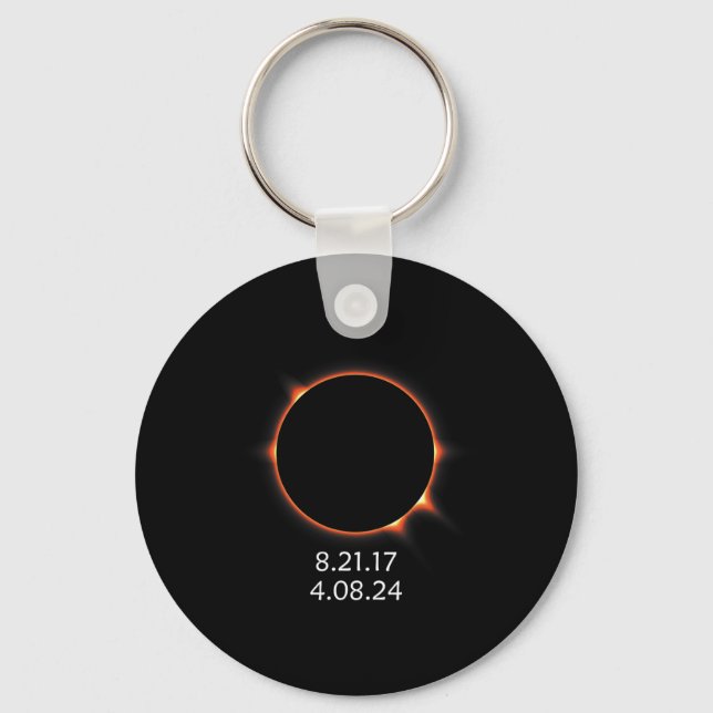 Total Solar Eclipse April 08  Keychain (Front)